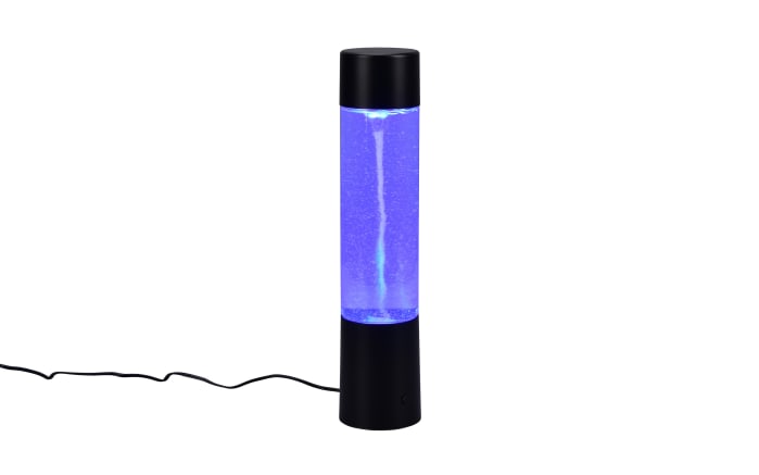 LED-Tischleuchte Tornado, schwarz/bunt, inkl. RGB Farbwechsler