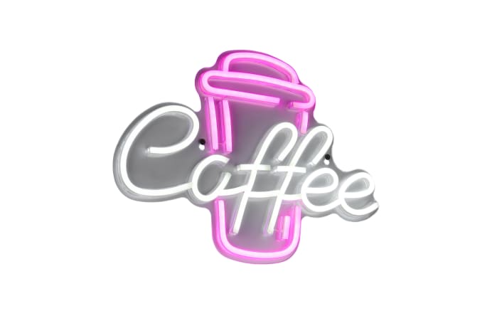 Wandleuchte Coffee, pink/weiß-01