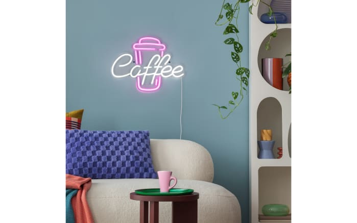 Wandleuchte Coffee, pink/weiß-05