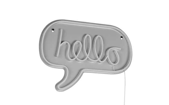 Wandleuchte Hello, pink/weiß-04