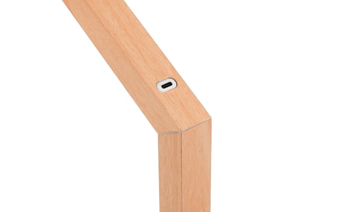 Akku-Tischleuchte Skip, Holz-Nachbildung-05