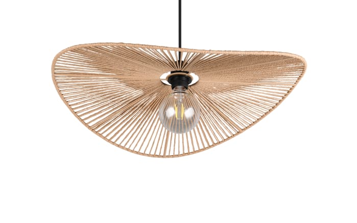 Pendelleuchte Laurine, schwarz/braun-05