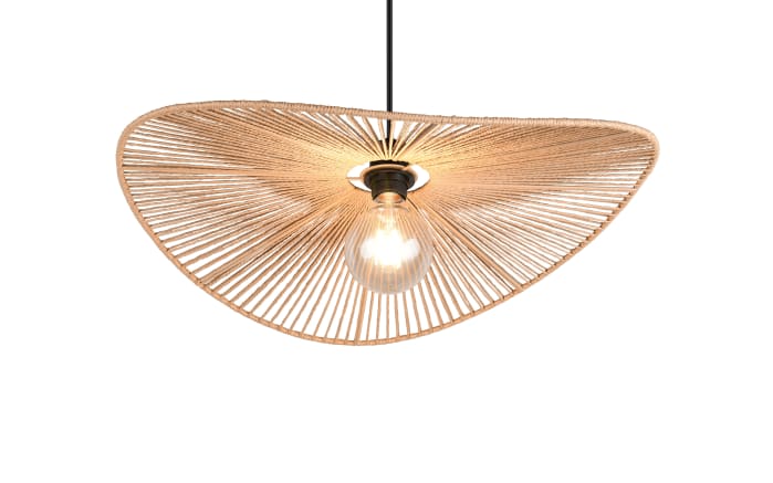 Pendelleuchte Laurine, schwarz/braun-04