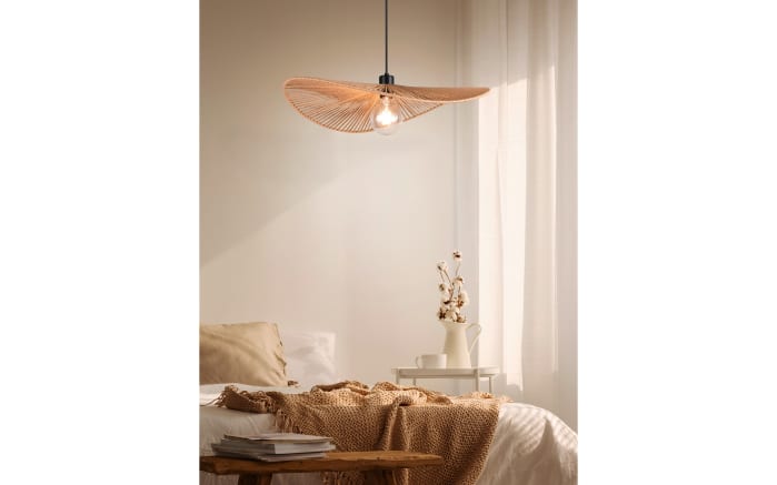 Pendelleuchte Laurine, schwarz/braun-06