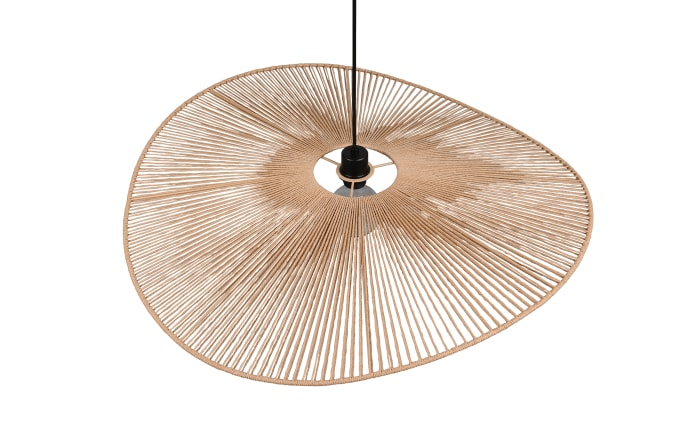 Pendelleuchte Laurine, schwarz/braun-06