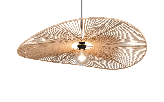 Pendelleuchte Laurine, schwarz/braun-05