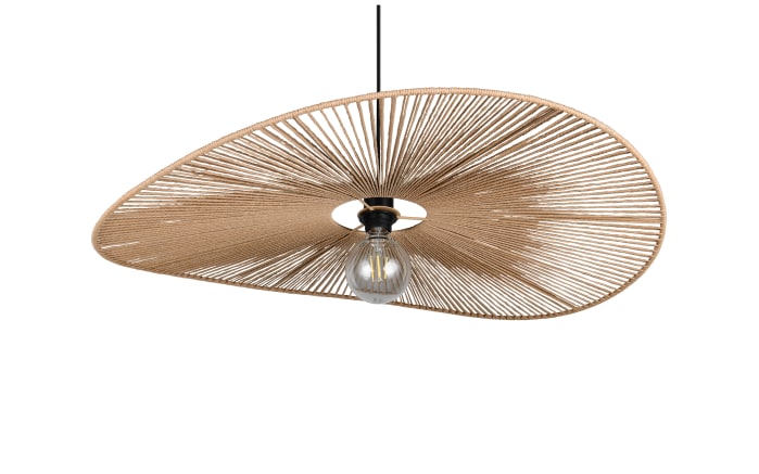 Pendelleuchte Laurine, schwarz/braun-03