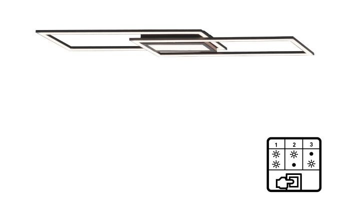 LED-Deckenleuchte Asmin, schwarz, 100 cm-07