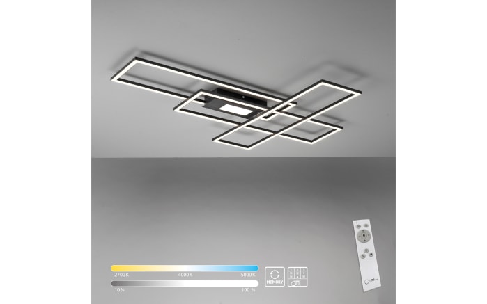 LED-Deckenleuchte Asmin, schwarz, 99 cm-09