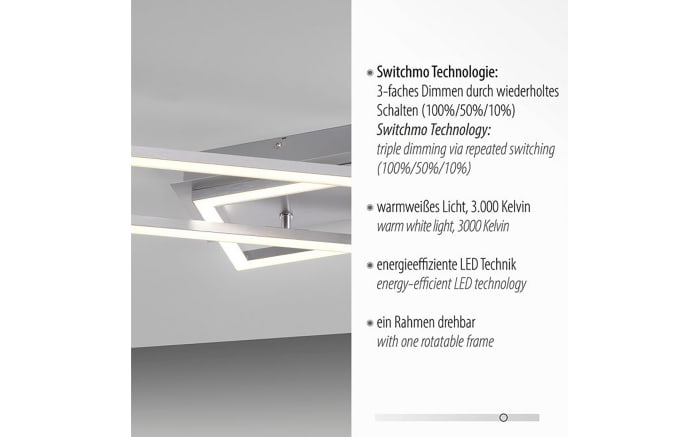 LED-Deckenleuchte Iven in stahlfarbig, 101 cm-06