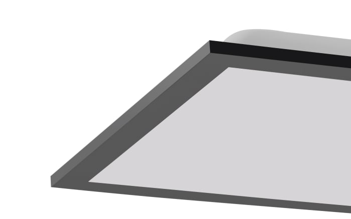 LED-Deckenleuchte Flat, schwarz, 45,5 cm-03