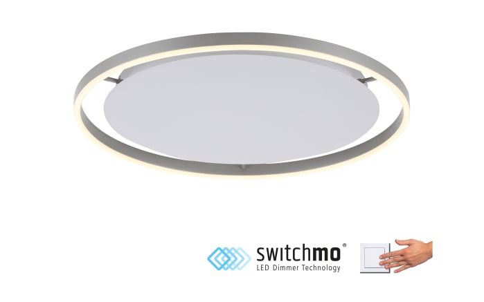 LED-Deckenleuchte Ritus, aluminium, 58,5 cm-07