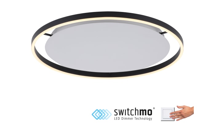 LED-Deckenleuchte Ritus, anthrazit, 58,5 cm-08