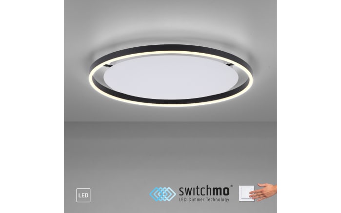 LED-Deckenleuchte Ritus, anthrazit, 58,5 cm-09