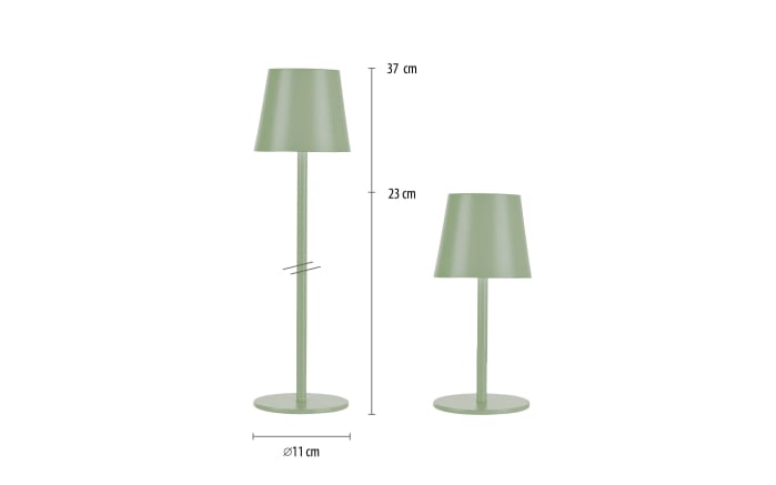 LED-Akku Tischleuchte Euria, grün, 11 cm-04