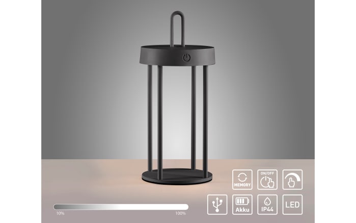 LED-Akkutischleuchte Anselm, schwarz, 28,4 cm, inkl. Memoryfunktion-05