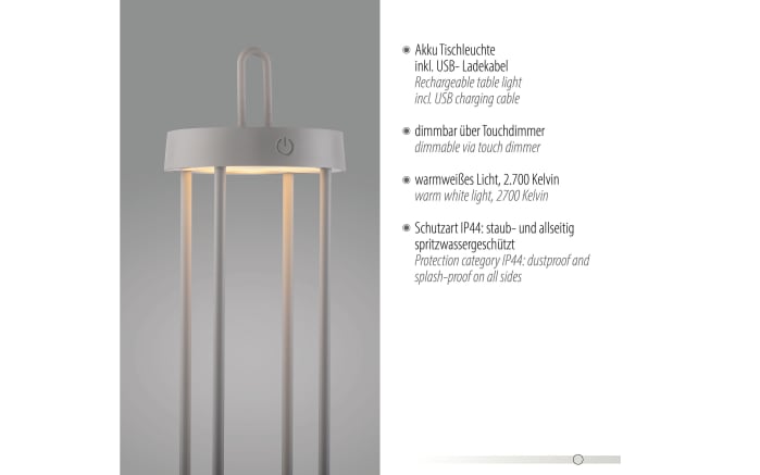 LED-Akkutischleuchte Anselm, greige, 50,4 cm, inkl. Memoryfunktion-03