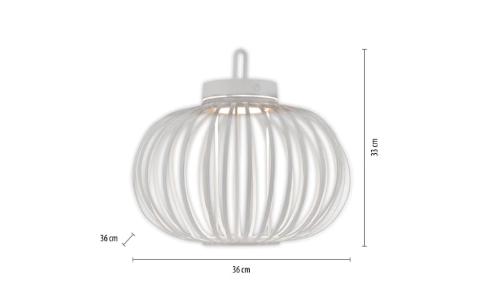 LED-Akkupendelleuchte Akuba, weiß, 36 cm, inkl. Memoryfunktion-03
