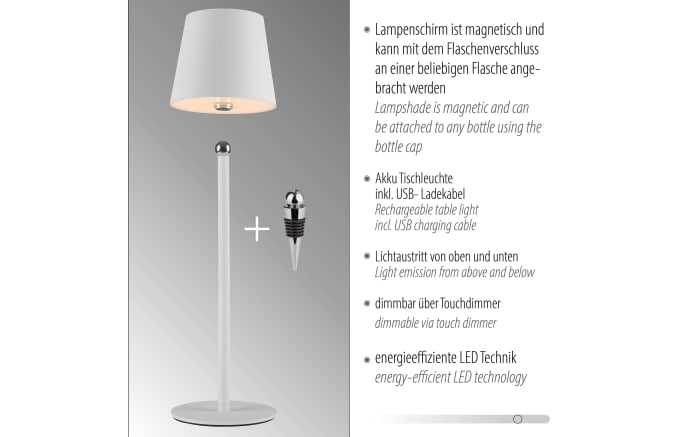 LED-Akku Tischleuchte Boteria, weiß, inkl. Flaschenverschluss-05