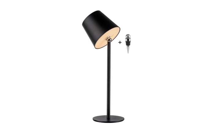 LED-Akku Tischleuchte Boteria, schwarz, inkl. Flaschenverschluss-03