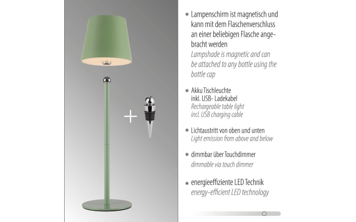 LED-Akku Tischleuchte Boteria, grün, inkl. Flaschenverschluss-04