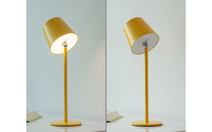 LED-Akku Tischleuchte Boteria, gelb, inkl. Flaschenverschluss-05