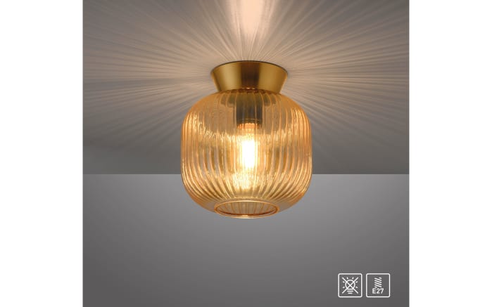 Deckenleuchte Nami, amberfarbig-05