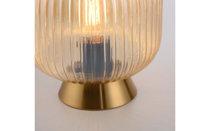Tischleuchte Nami, amberfarbig-03