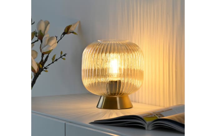 Tischleuchte Nami, amberfarbig-07