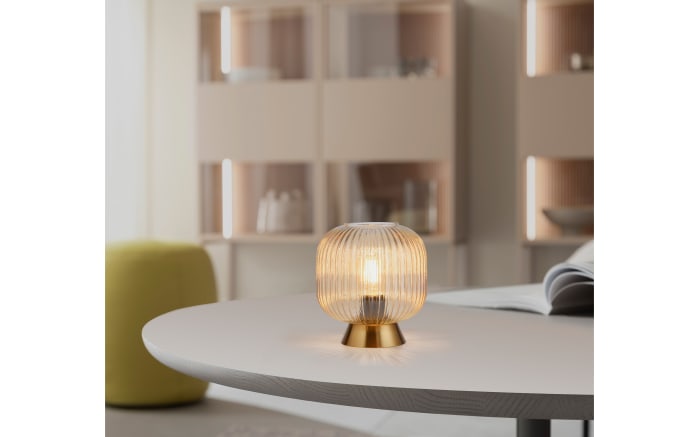 Tischleuchte Nami, amberfarbig-06