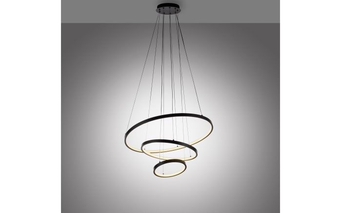 LED-Pendelleuchte Cerchi, schwarz, inkl. Höhenverstellung-07