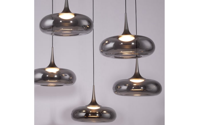 LED-Pendelleuchte Posh, grau, 7-flammig-04