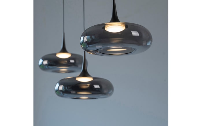 LED-Pendelleuchte Posh, grau, 7-flammig-05