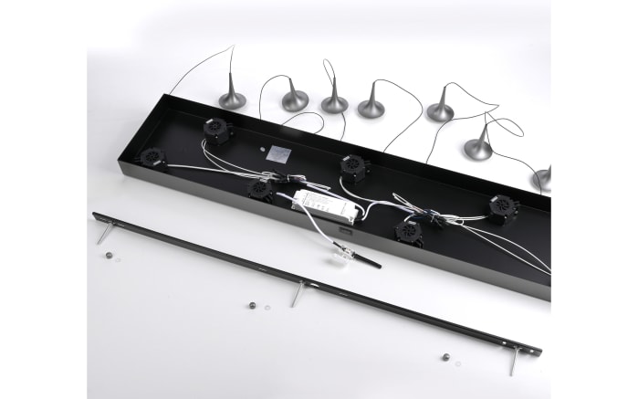 LED-Pendelleuchte Posh, grau, 7-flammig-08