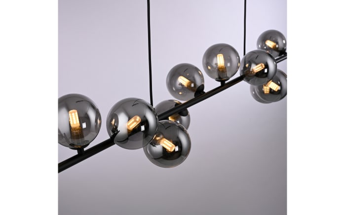 LED-Pendelleuchte Dubai, schwarz/grau-04