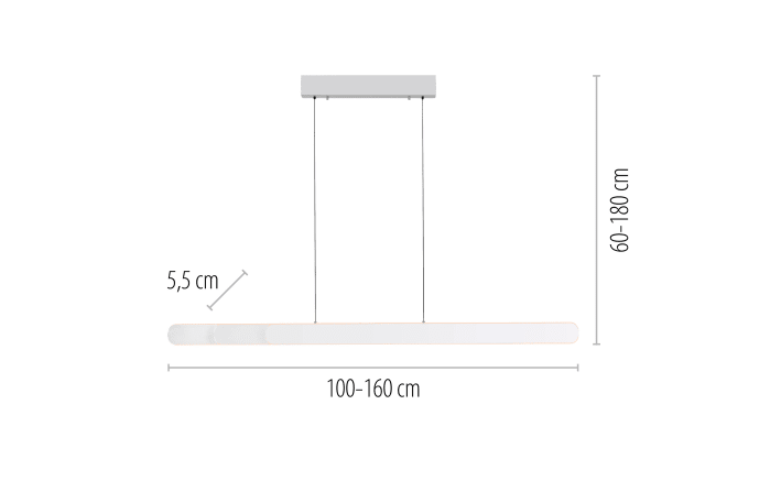 LED-Pendelleuchte Adriana Round, weiß, inkl. Funktionen-02