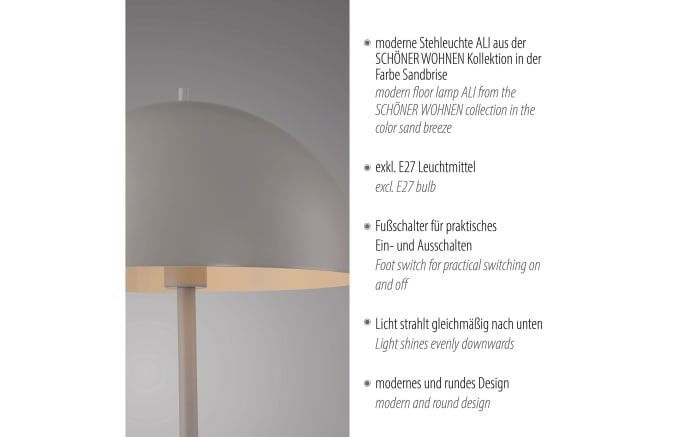 Stehleuchte Ali, sand-06