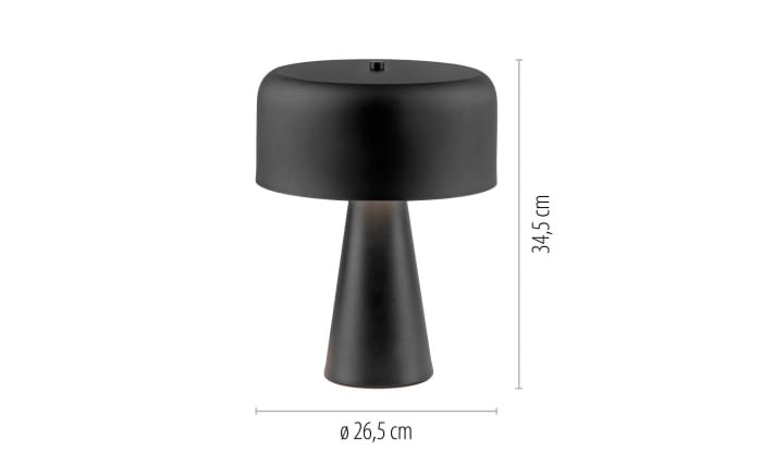 Tischleuchte Pento, schwarz-03