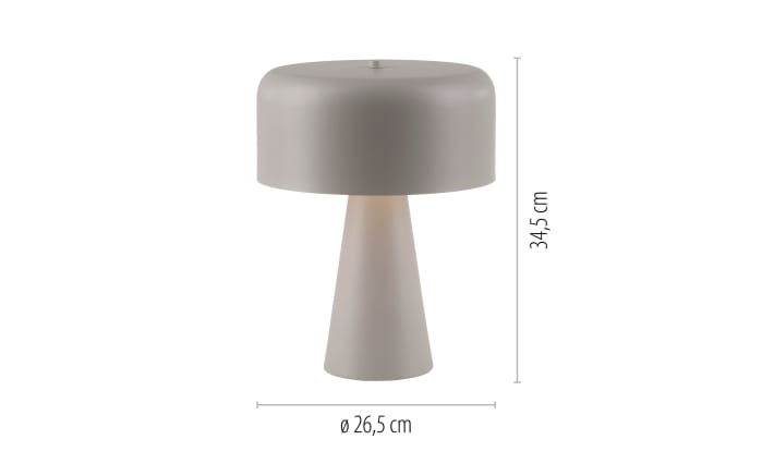 Tischleuchte Pento, sand-03