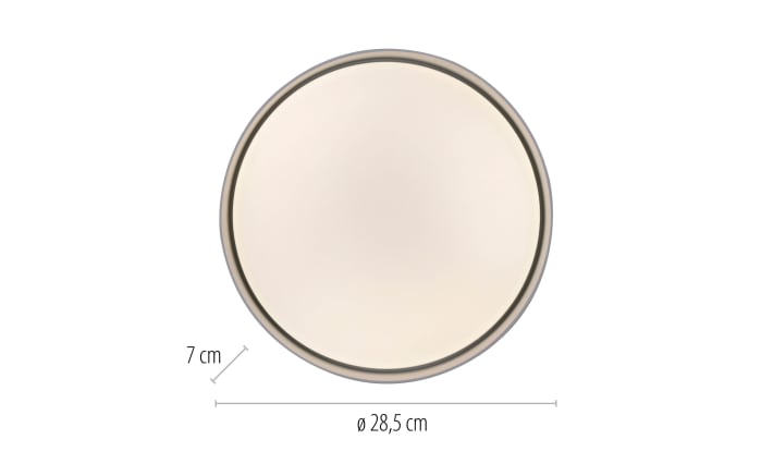 LED-Deckenleuchte Tavoli, schwarz, inkl. Fernbedienung -03