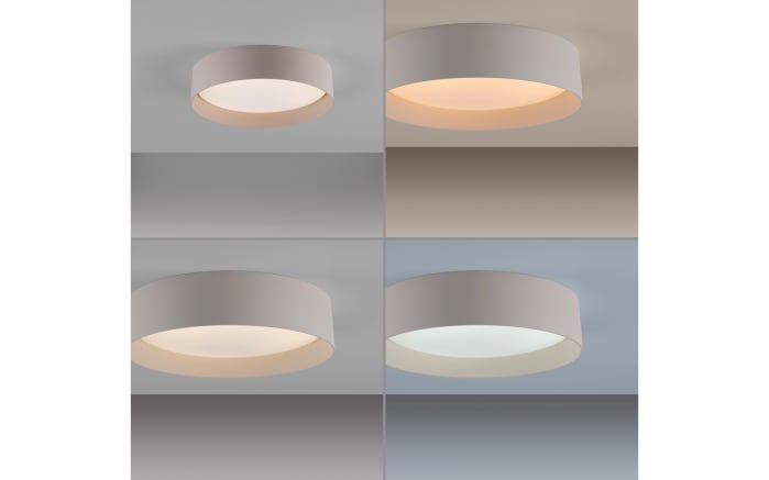 LED-Deckenleuchte Tavoli, sand, inkl. Fernbedienung -06