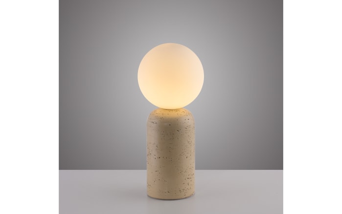 Tischleuchte Traventa, Travertin-Nachbildung-04