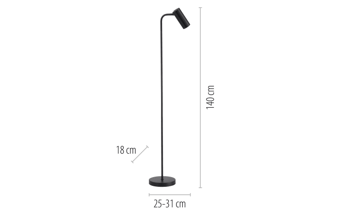 Stehleuchte Rik, schwarz-03