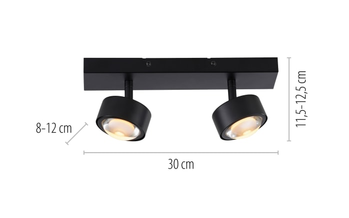 Deckenleuchte Kulu, schwarz-03