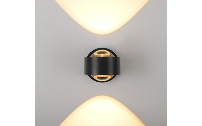 Wandleuchte Chia, schwarz-04