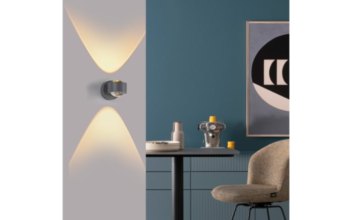 Wandleuchte Chia, silber-08