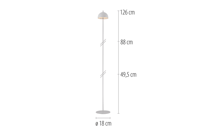 AKKU-Stehleuchte Bellis, weiß-03