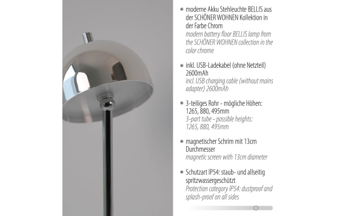 AKKU-Stehleuchte Bellis, chromfarbig-05