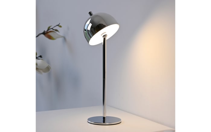 AKKU-Tischleuchte Bellis, chromfarbig-07