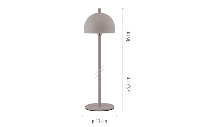 AKKU-Tischleuchte Bellis, sandfarbig-03